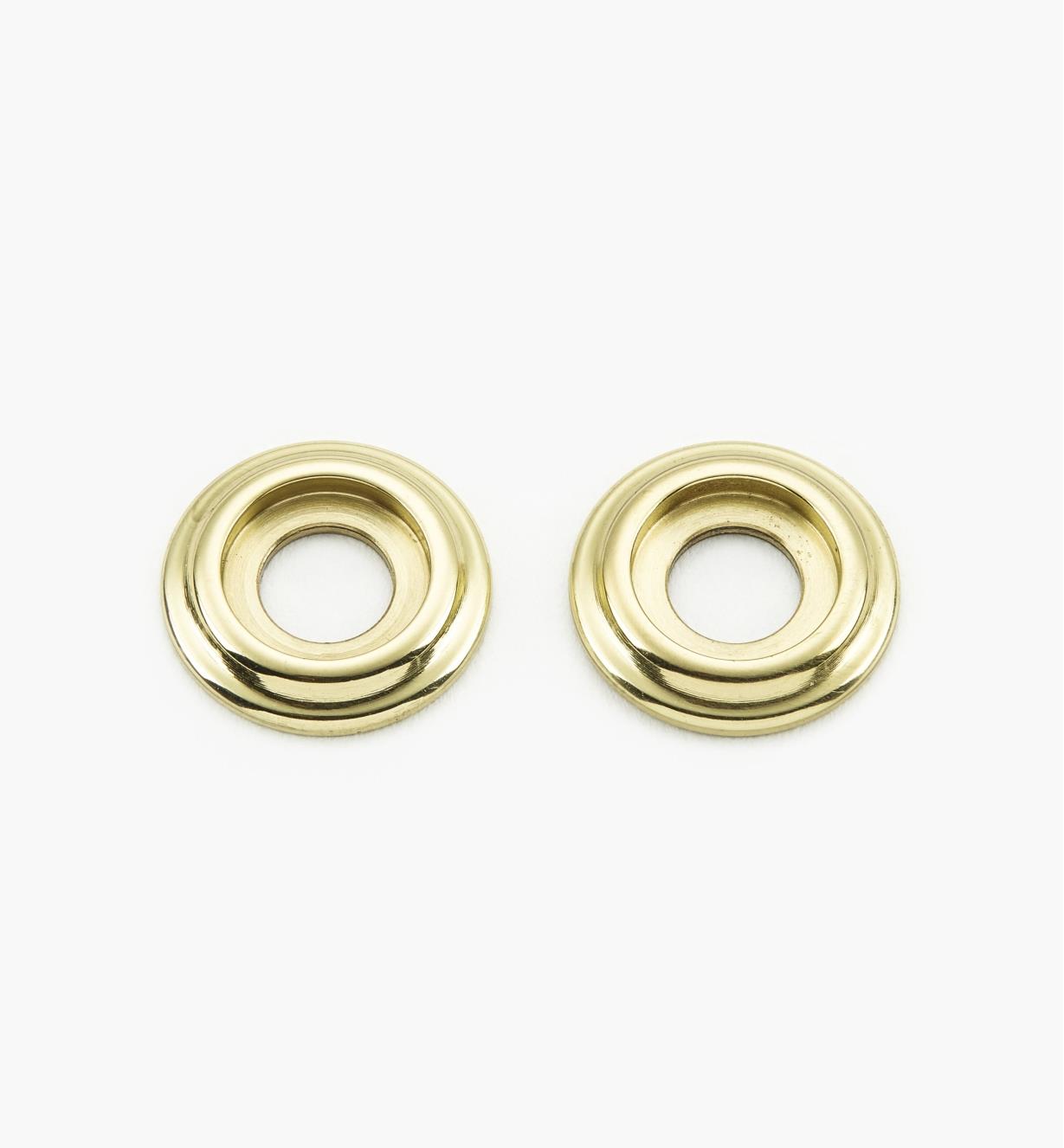 01W8005 - Polished Brass Suite - Spacers/Escutcheon Plates