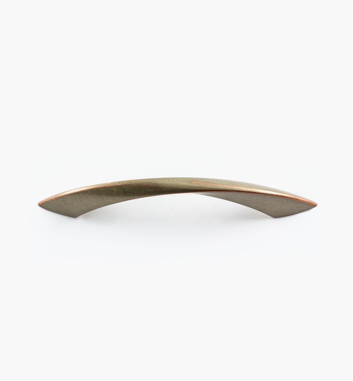02A1322 - Poignée vrillée de 128 mm, série Galleria, fini nickel-cuivre vieilli