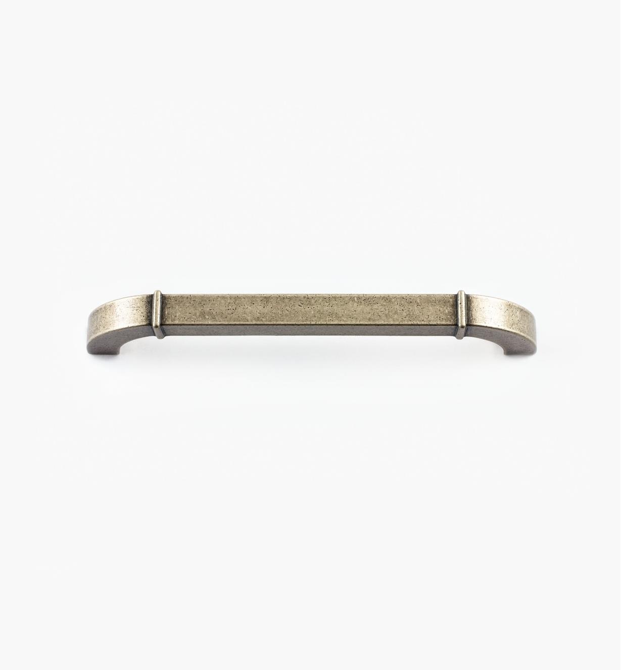02A1530 - 128mm Antique Nickel Square Bow Handle