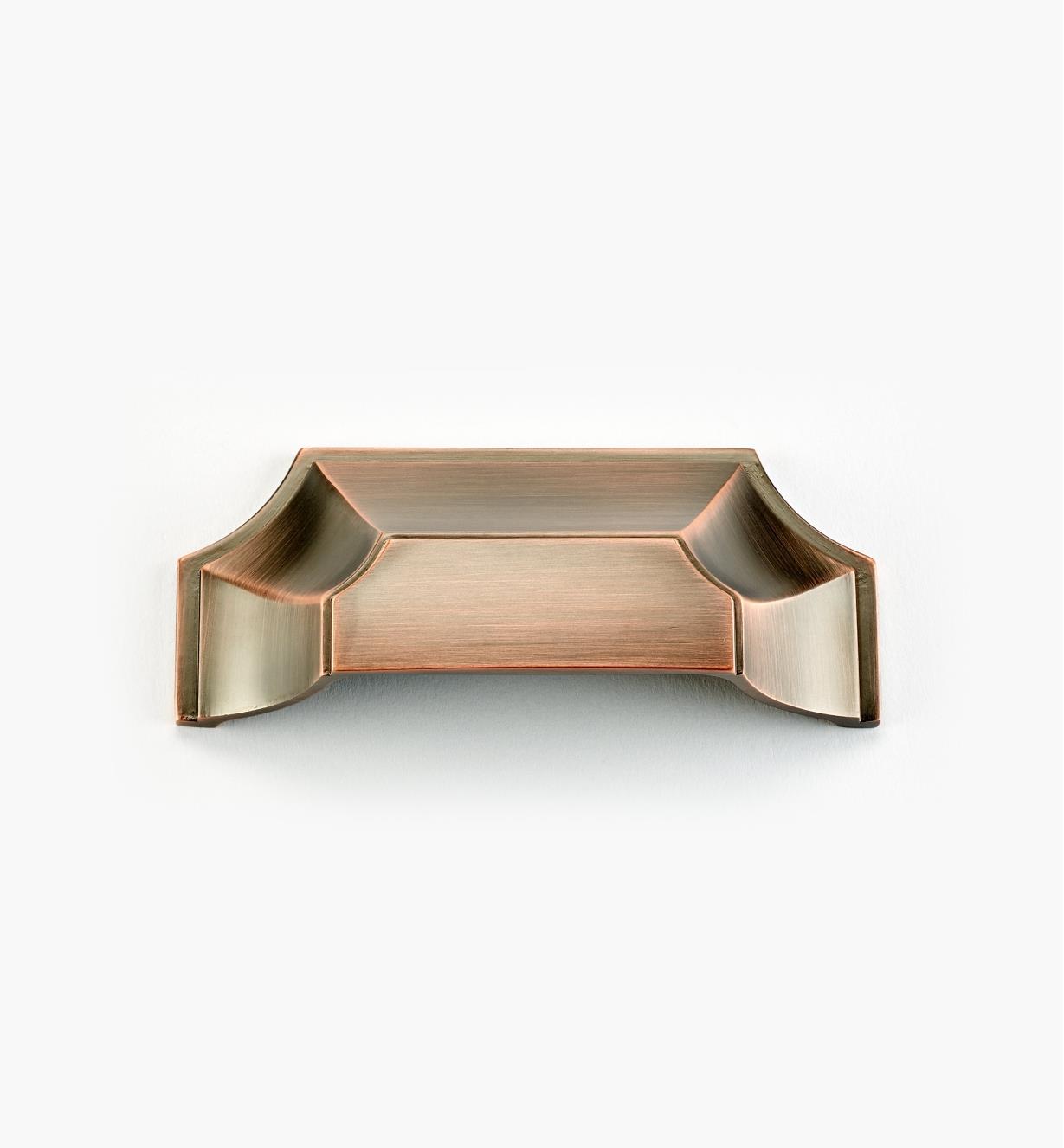 02A5102 - Empire Suite – 3" Brushed Bronze Cup Pull (4 3/8")