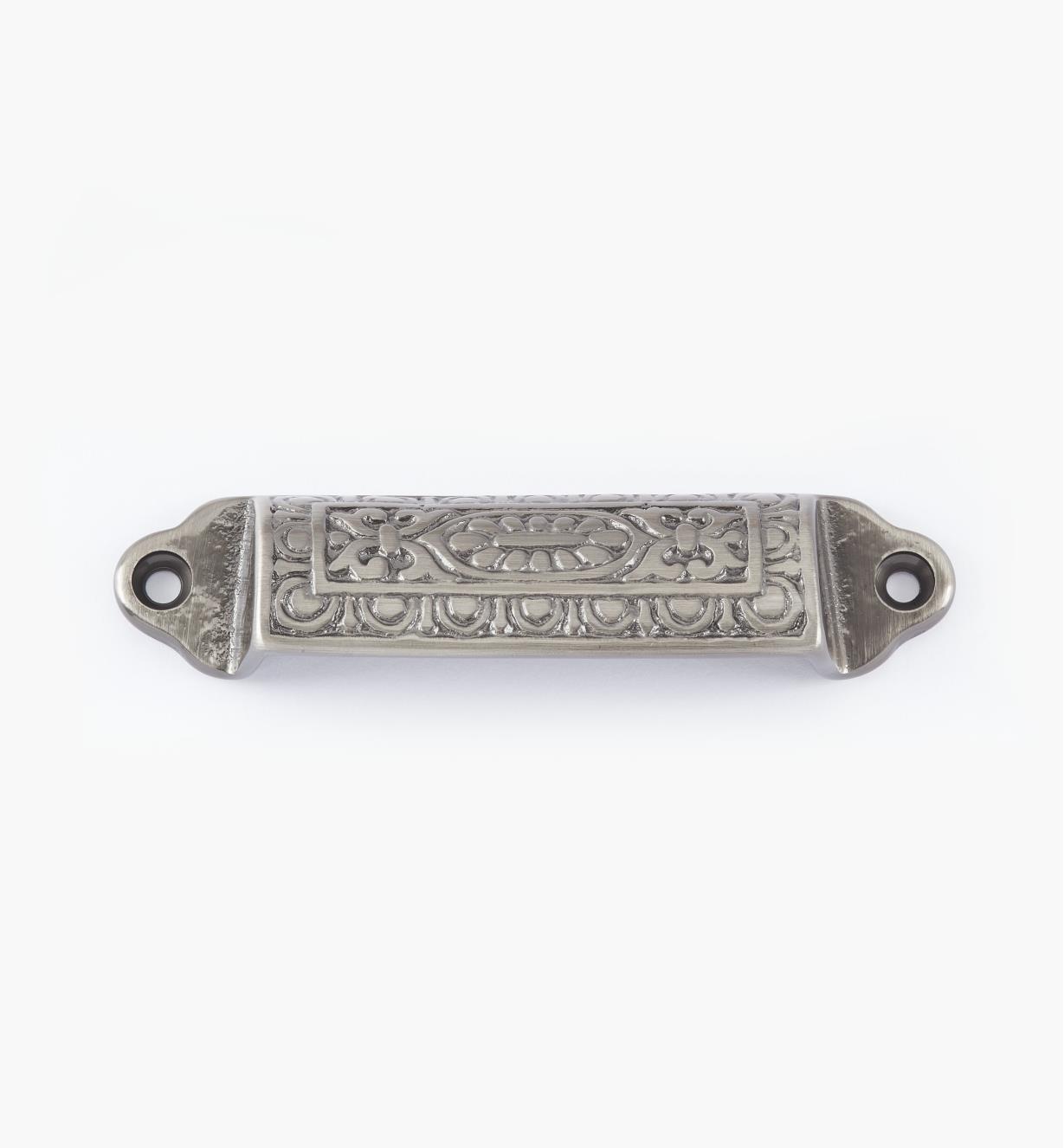 02W2682 - Poignée victorienne de 100 mm, fini nickel antique