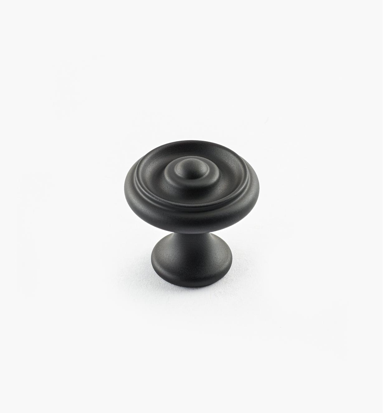 02W3240 - Oil-Rubbed Bronze Suite - 1" x 7/8" Turned Brass Raised Knob