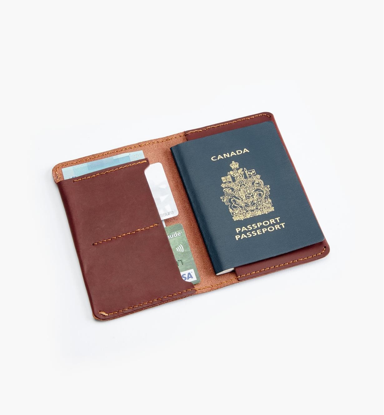 09A1063 - Étui pour passeport à confectionner de première qualité    