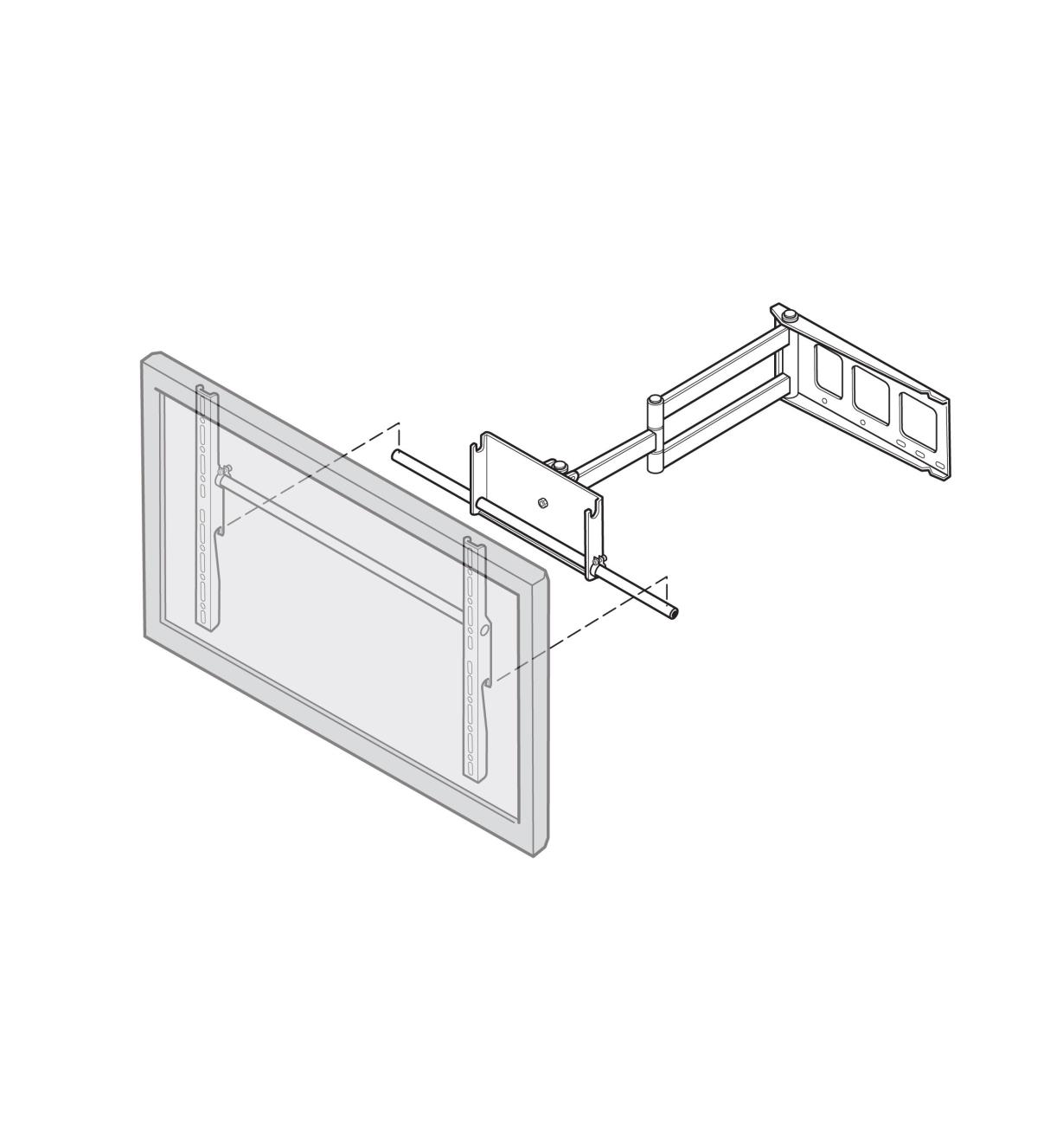 00K7952 - 42" to 70" Articulated Wall Mount