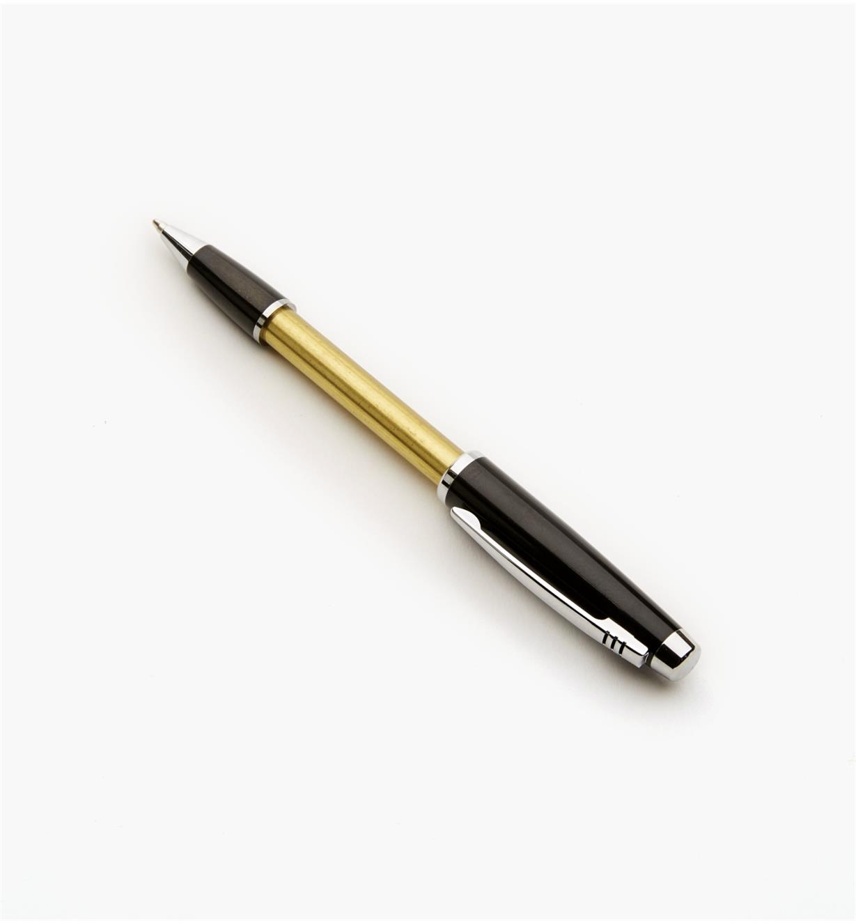 88K8291 - Composants pour stylo à bille Geta, chrome noir/chrome