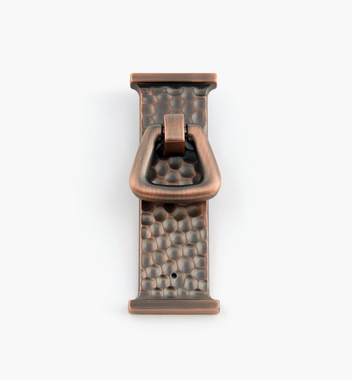 02A5152 - 3 5/8" x 1" Brushed Bronze Escutcheon Pull