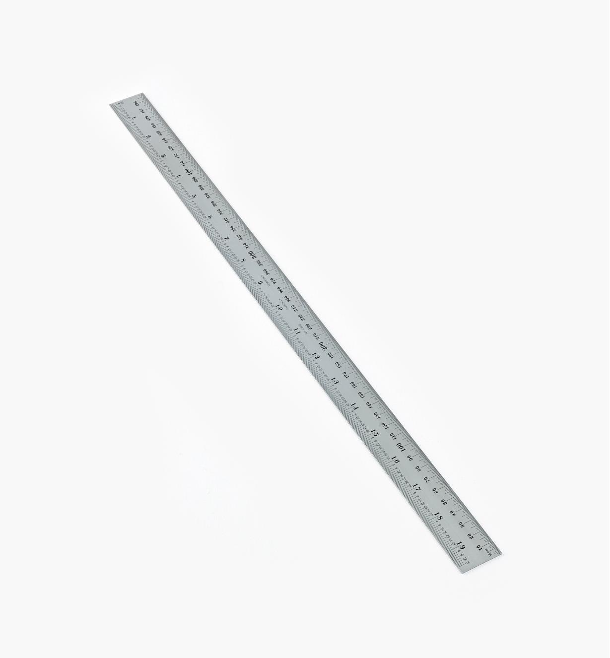 30N3192 - Règle de précision en acier trempé, 500 mm (19 1/2 po) x 19 mm Starrett