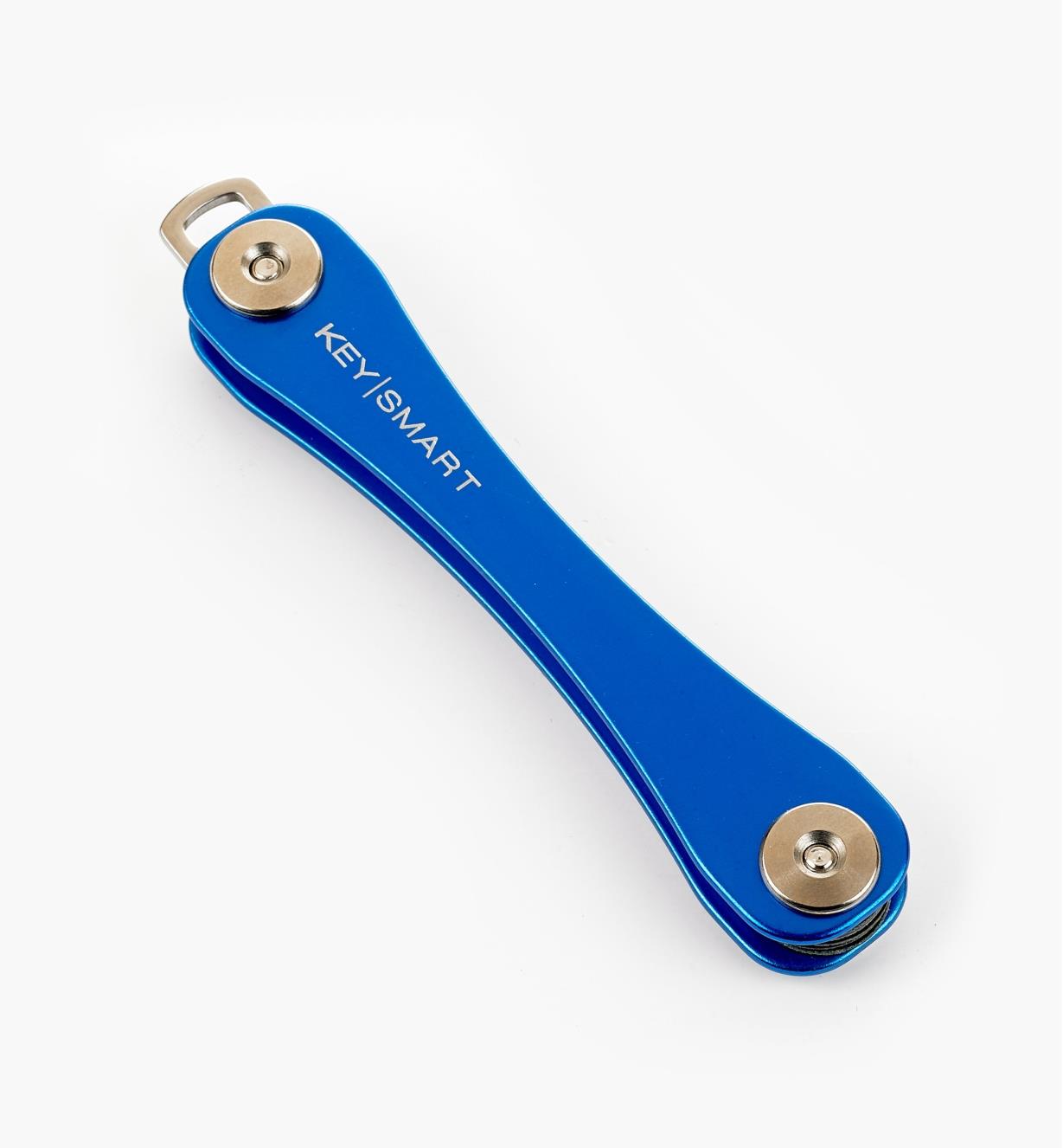 45K0751 - Porte-clés standard KeySmart, 8 clés, bleu