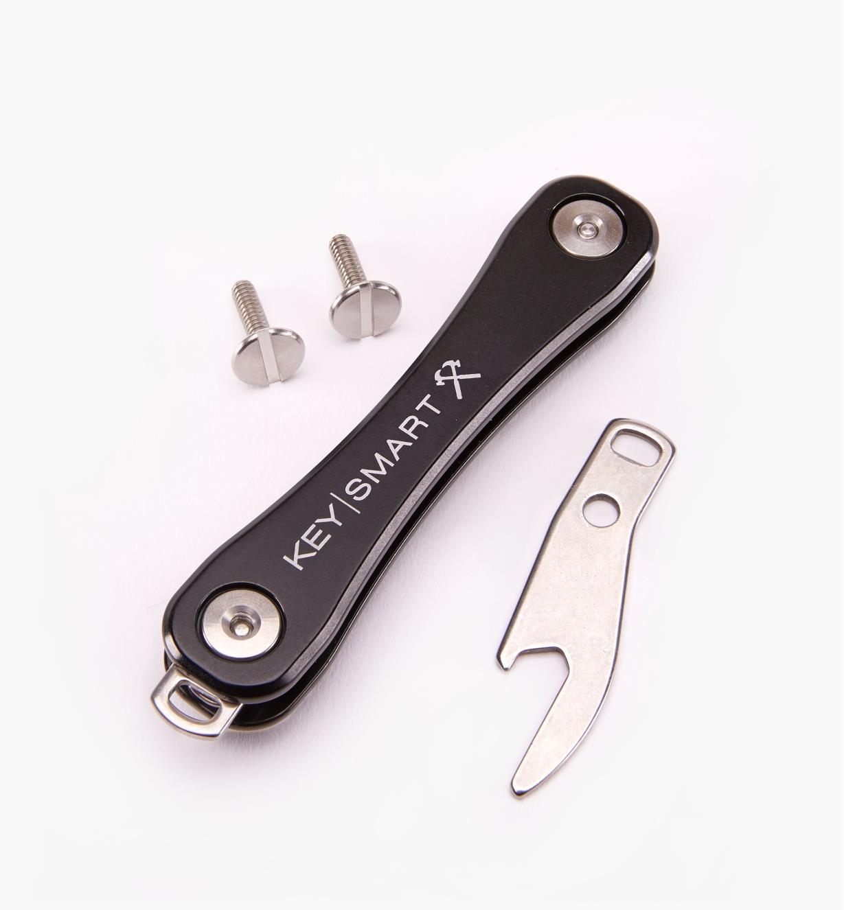 45K0760 - Porte-clés robuste KeySmart, 14 clés, noir