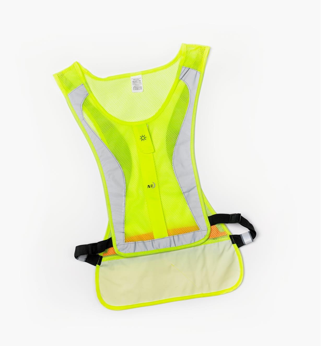 Front of large/extra large High-Visibility LED Vest