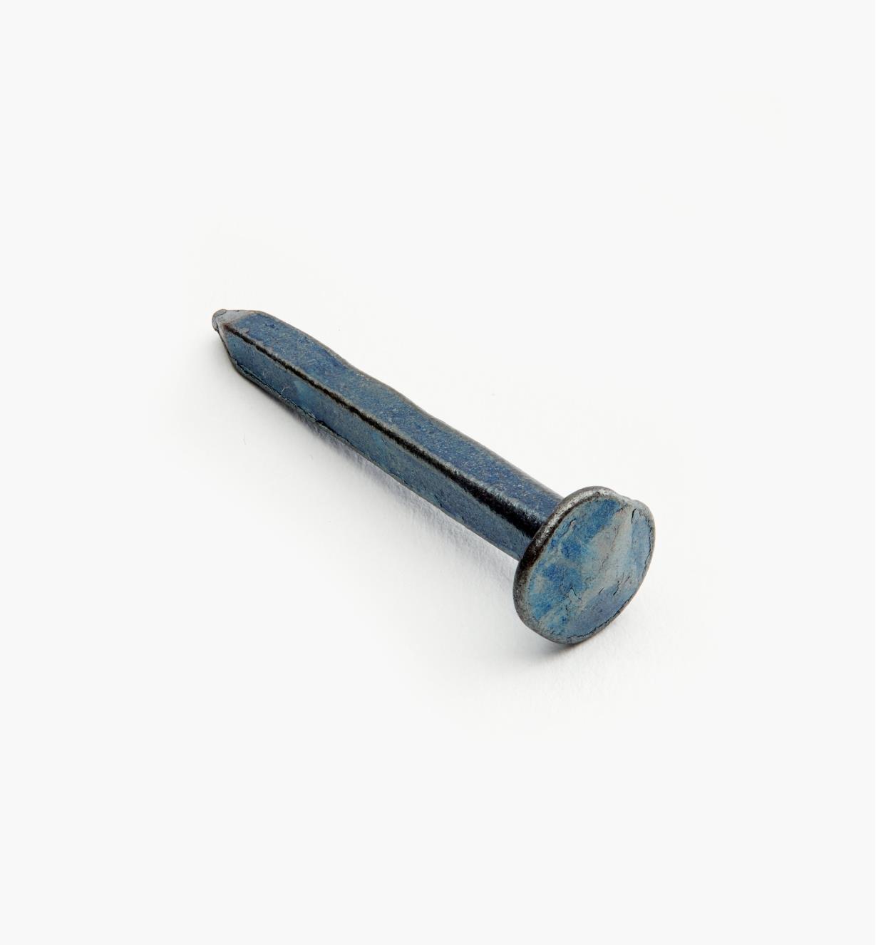 91Z5013 - Clous forgés de la Clouterie Rivierre en acier bleui, 35 mm (1 3/8 po – 4d), lot de 50