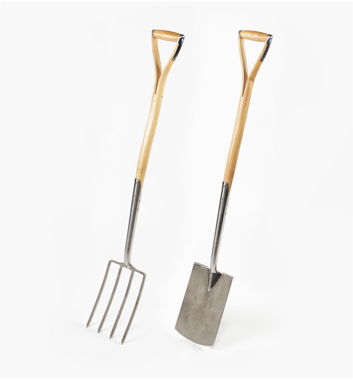 PG262 - Ergonomic Ash-Handled Digging Spade & Fork Set