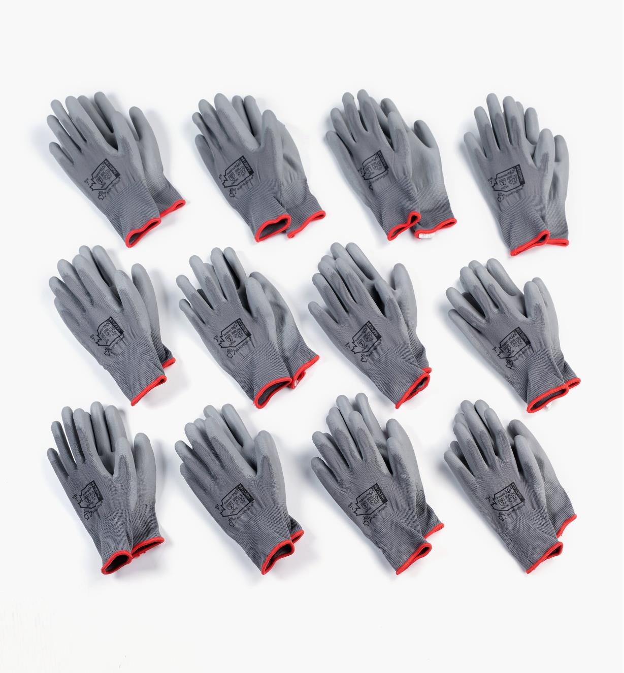 Caractéristiques conformes à la norme EN388. Un gant de travail en polyuréthane avec excellente adhérence et montage 12 paires de gants de travail GUARD 5 