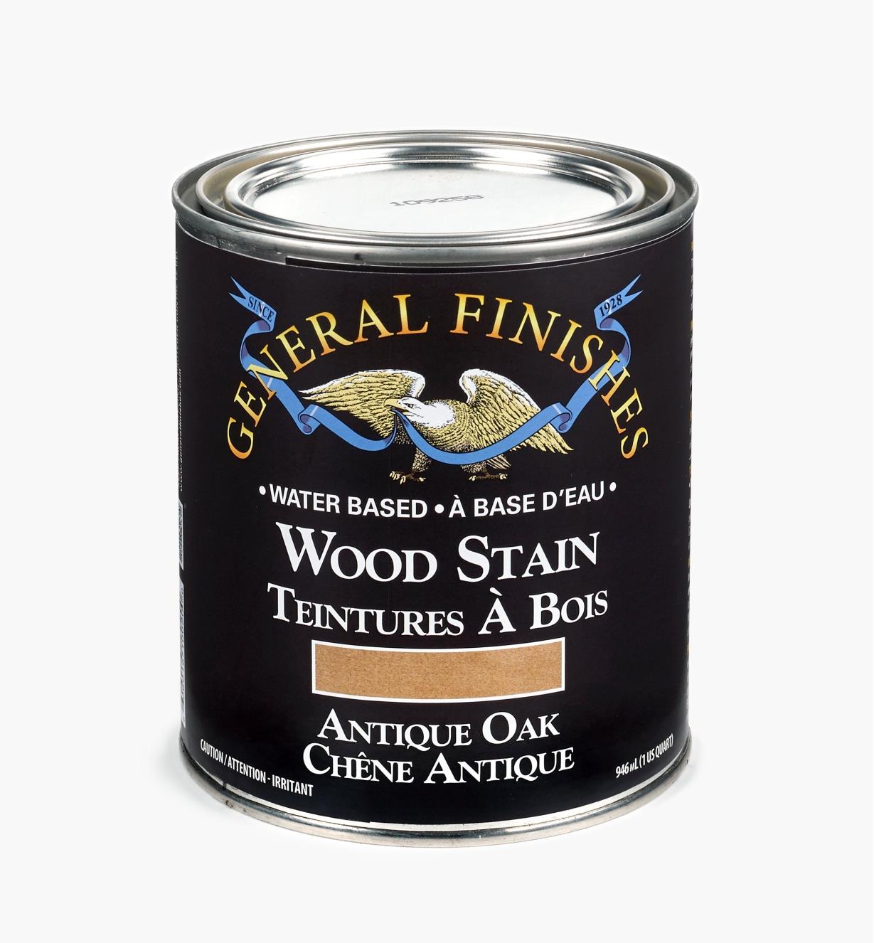 56Z1647 - Antique Oak General Pigment Stain, 1 qt.