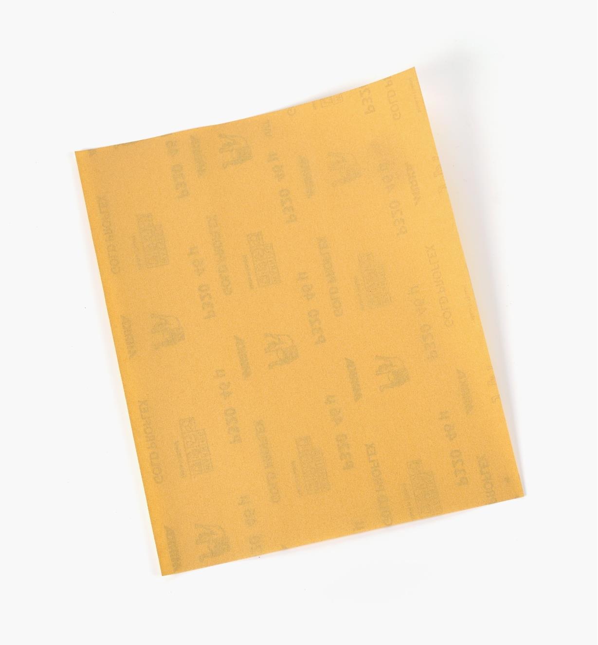 08K0108 - Papier abrasif Mirka Gold, grain 320, l'unité