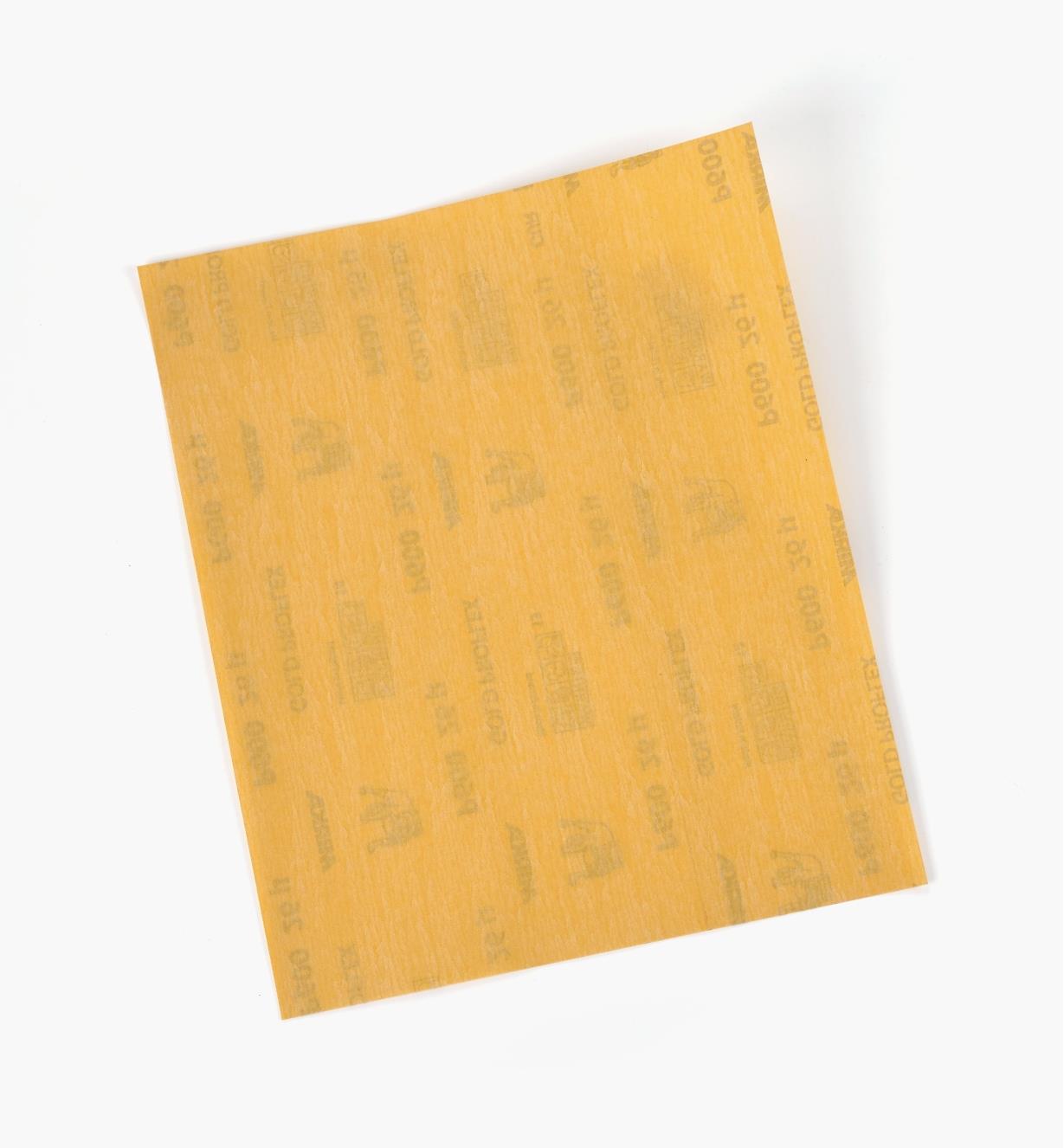 08K0110 - Papier abrasif Mirka Gold, grain 600, l'unité