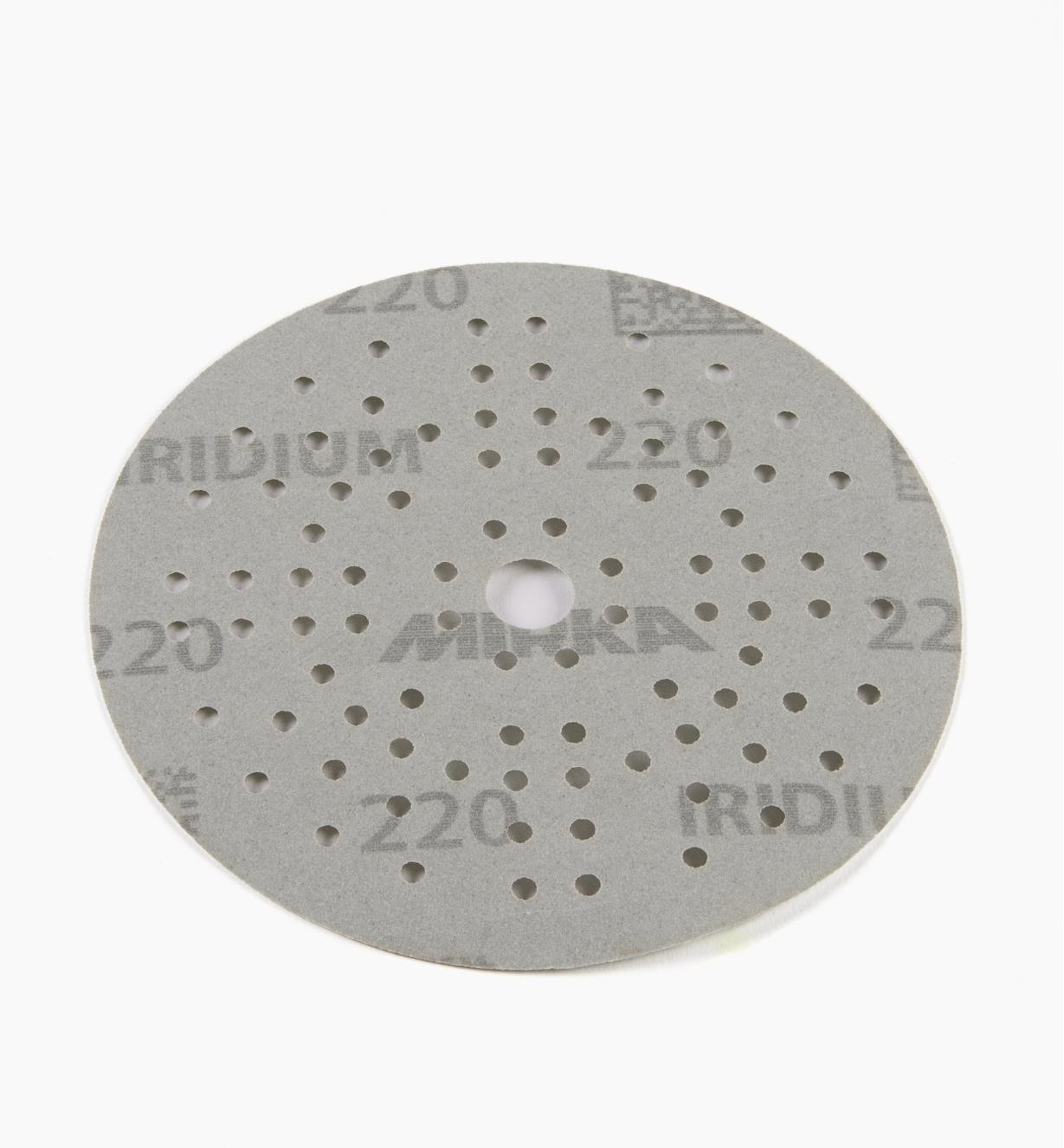 08K0927 - 220x 5" 89-Hole Iridium Grip Disc, ea.