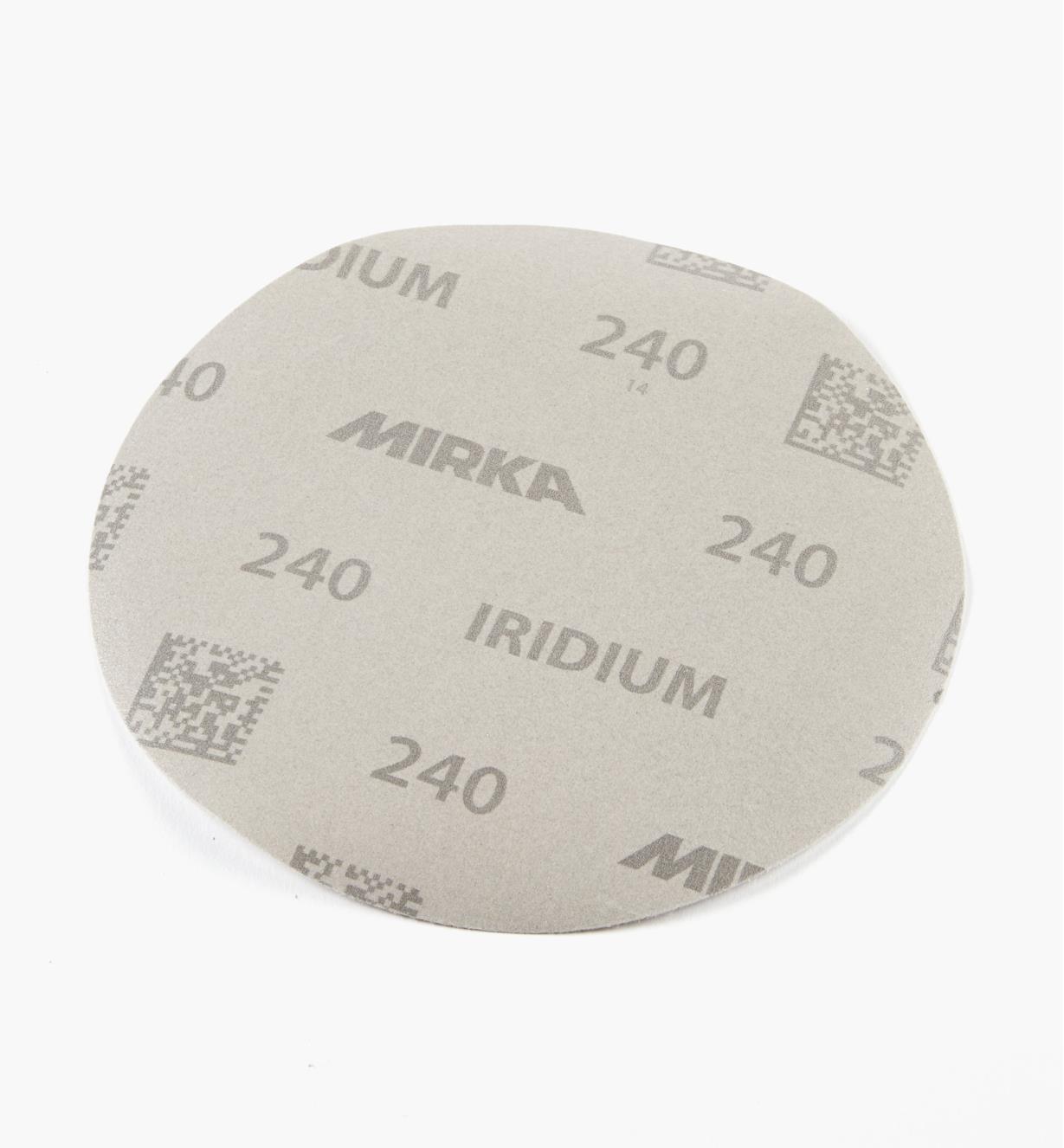 08K1745 - 240x 6" No-Hole Iridium Grip Disc, ea.
