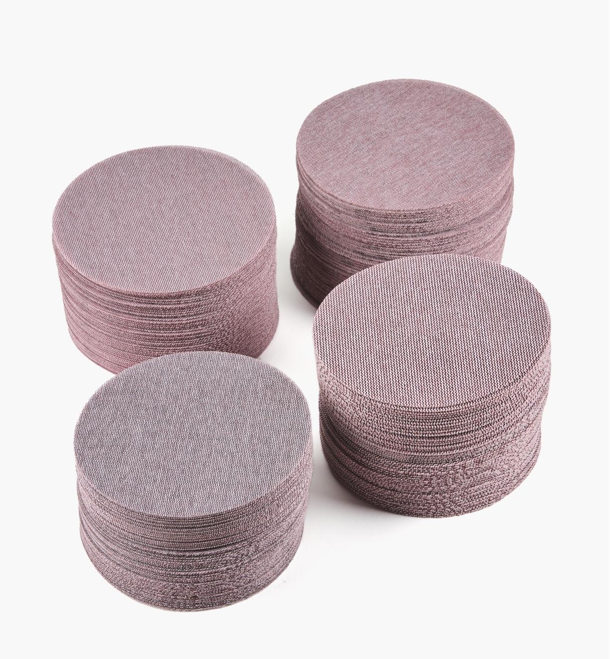 50 of each of the 80x, 120x, 150x and 180x Abranet Grip mesh abrasive discs