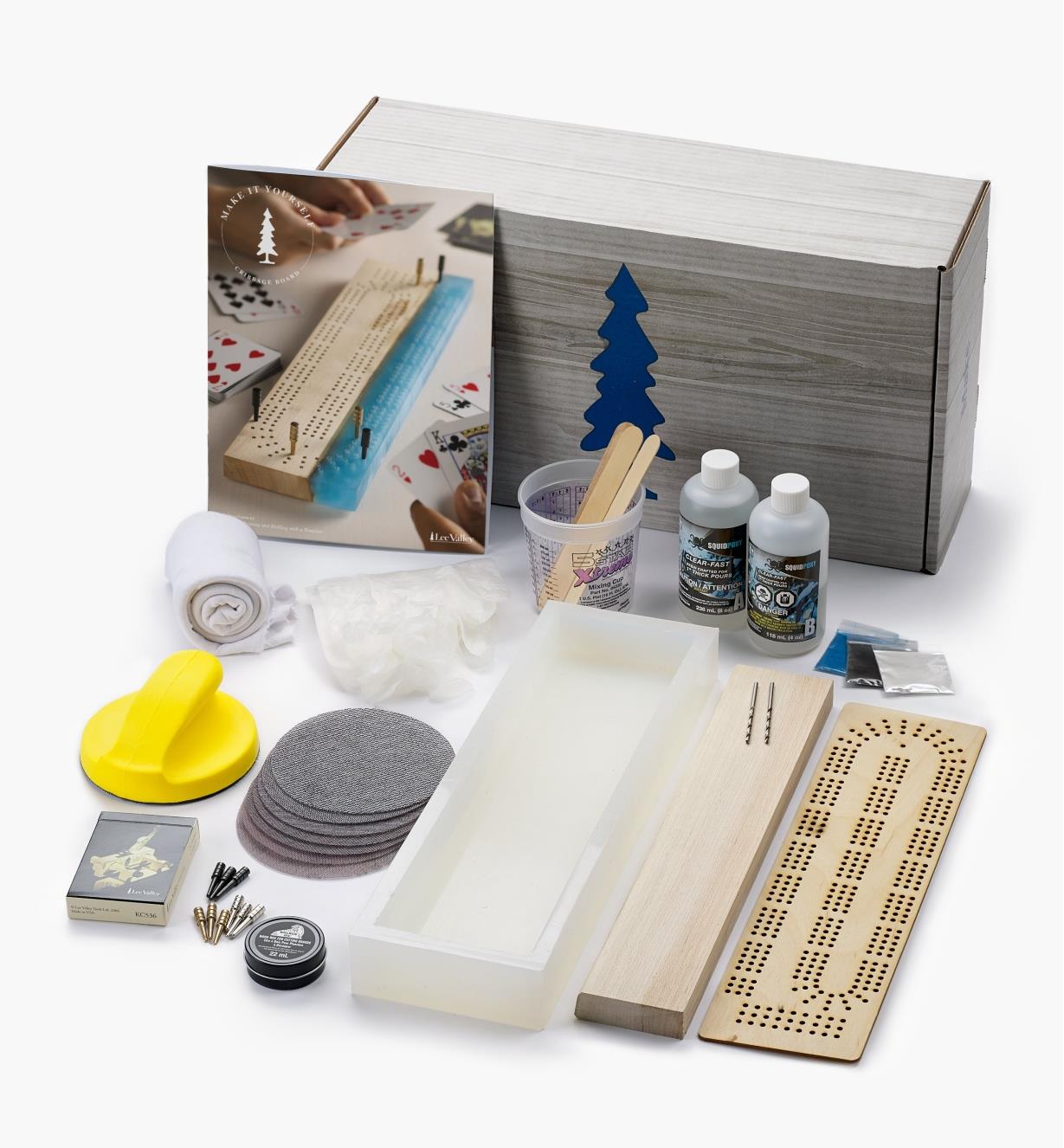 MK102 - Lee Valley Cribbage Board Kit