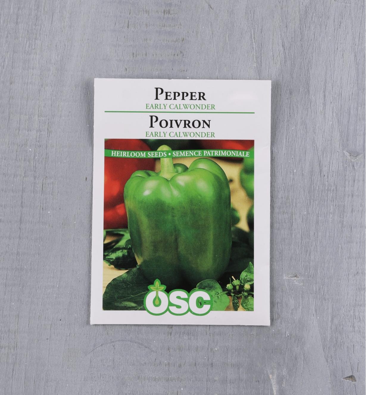 SD123 - Pepper, Early Calwonder