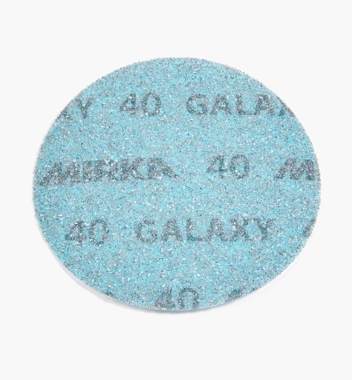 08K1301 - Disque abrasif autoagrippant Galaxy, 5 po, grain 40, l'unité
