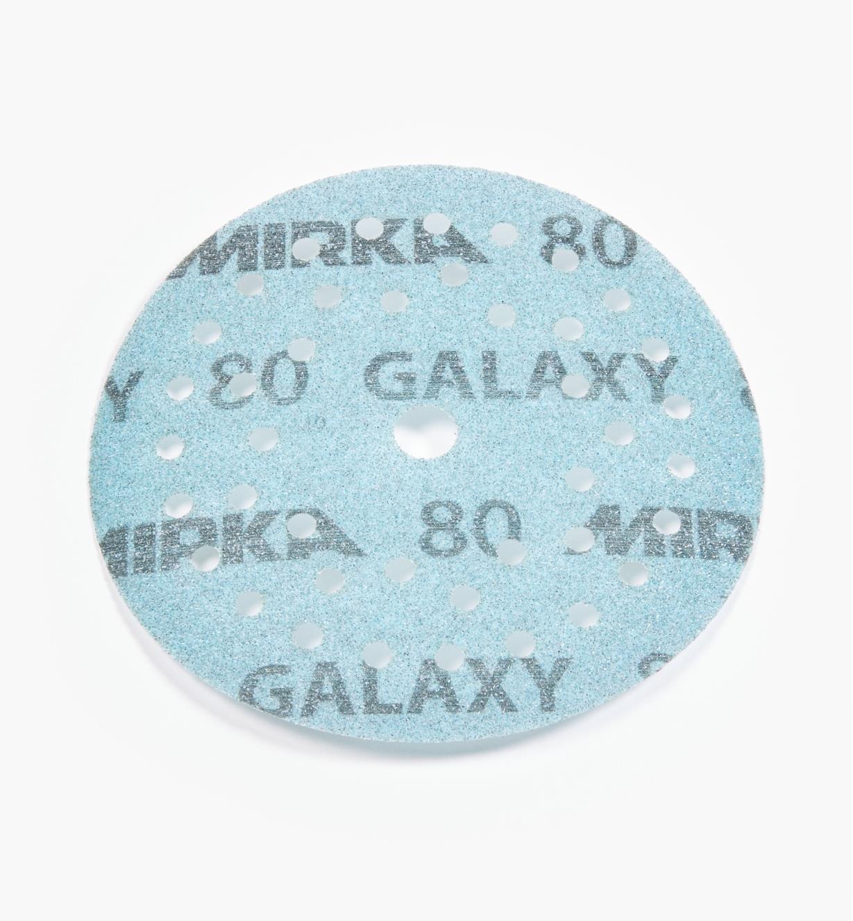 08K1342 - Disque abrasif autoagrippant Galaxy Multifit, 5 po, grain 80, l'unité