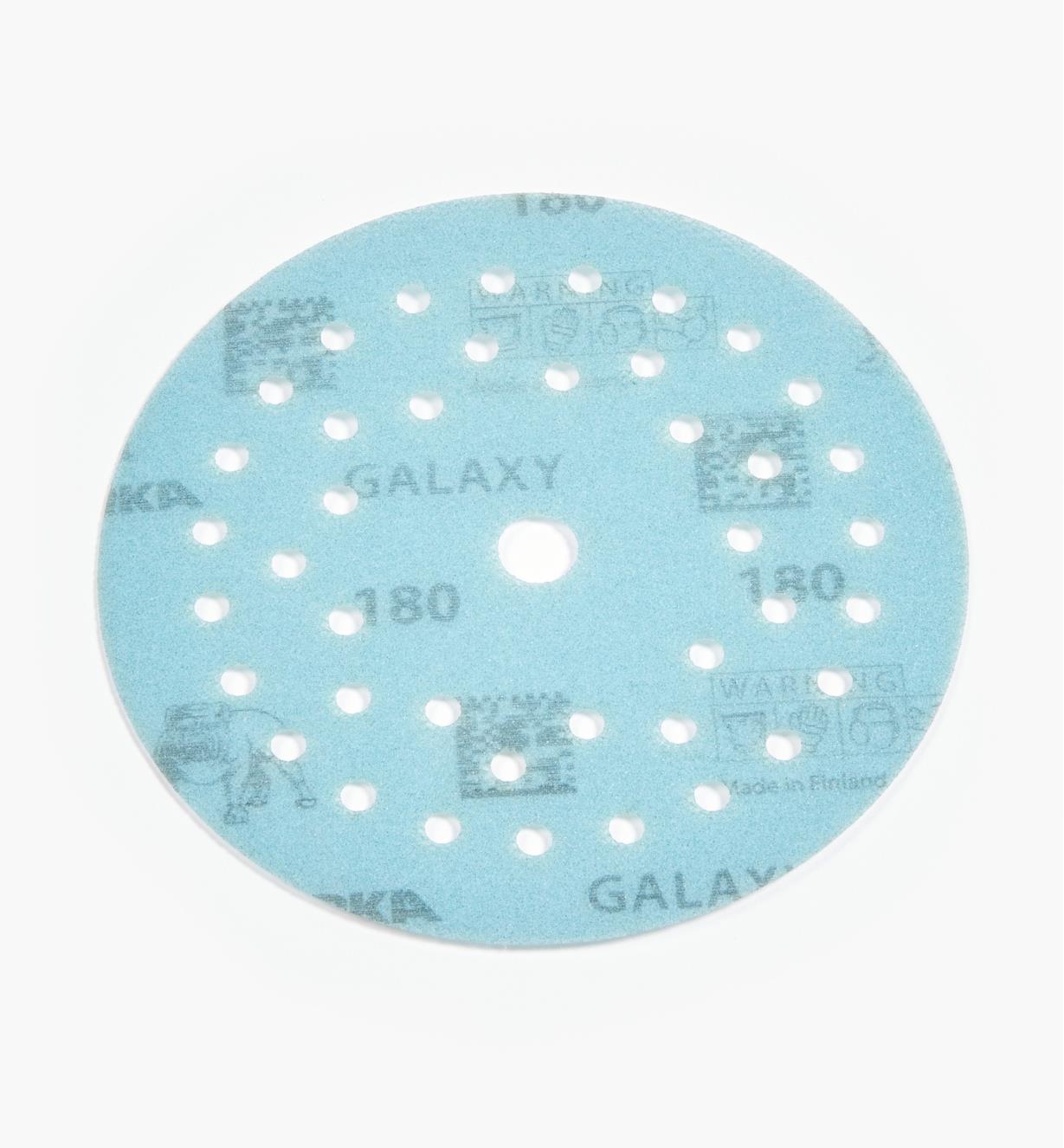 08K1346 - Disque abrasif autoagrippant Galaxy Multifit, 5 po, grain 180, l'unité
