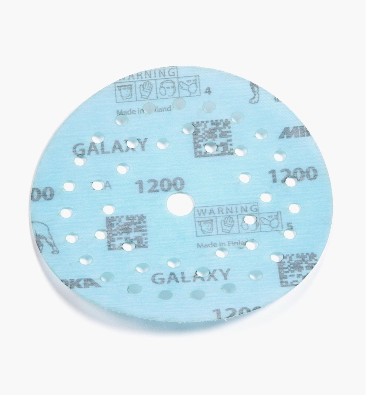08K1355 - Disque abrasif autoagrippant Galaxy Multifit, 5 po, grain 1200, l'unité