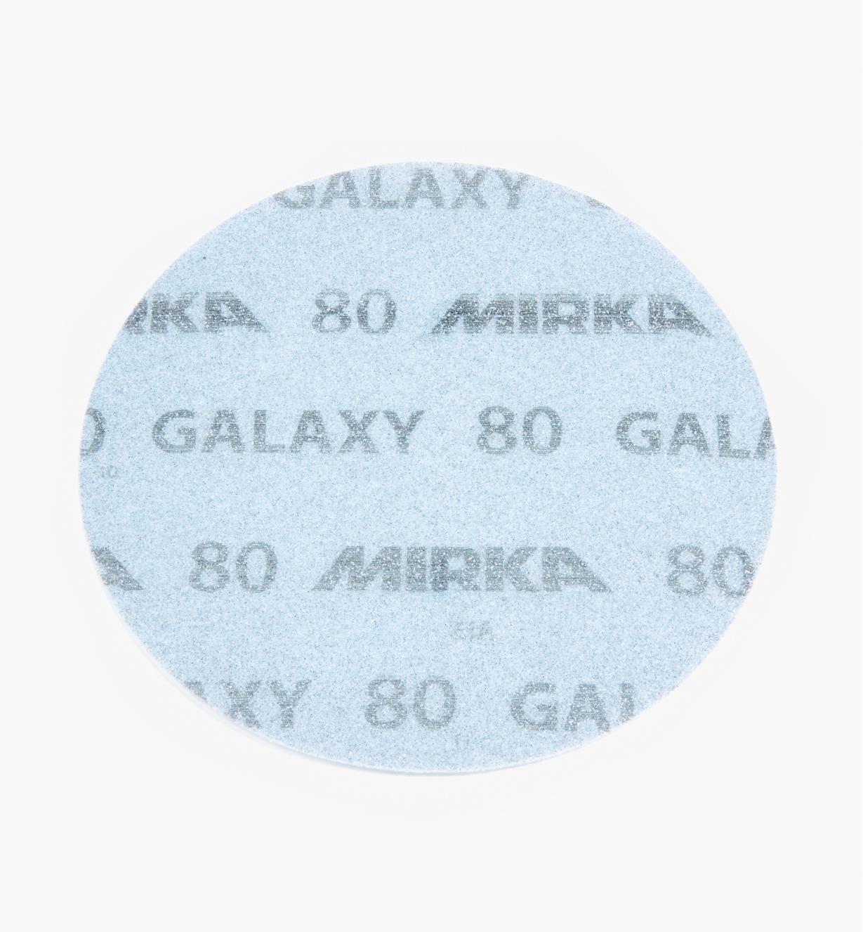 08K2103 - Disque abrasif autoagrippant Galaxy, 6 po, grain 80, l'unité