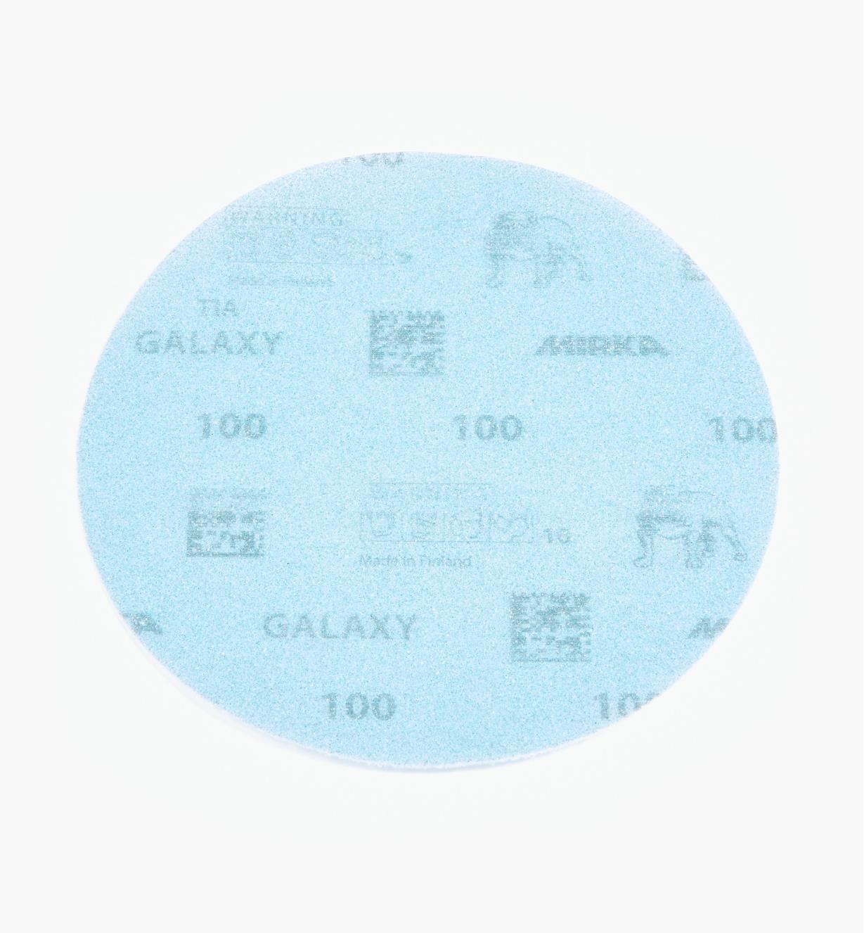 08K2104 - Disque abrasif autoagrippant Galaxy, 6 po, grain 100, l'unité