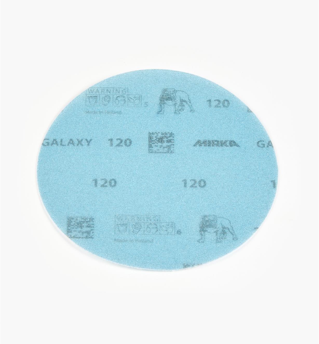08K2105 - Disque abrasif autoagrippant Galaxy, 6 po, grain 120, l'unité