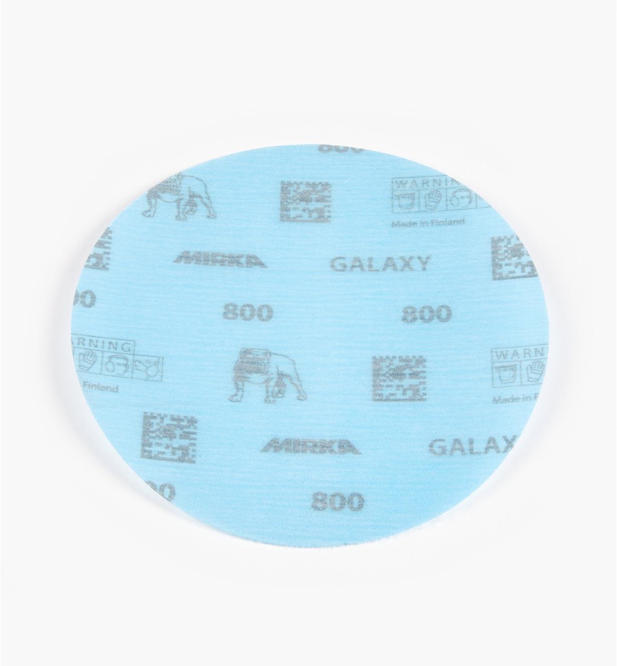 08K2114 - Disque abrasif autoagrippant Galaxy, 6 po, grain 800, l'unité