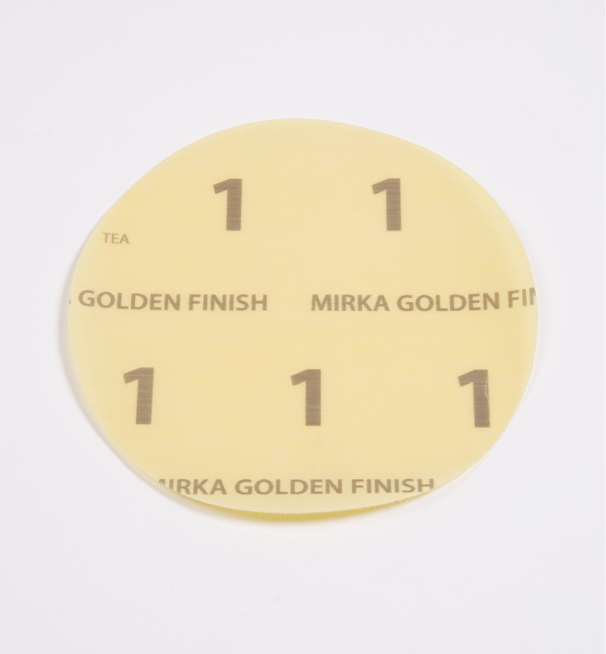 08K2170 - 6" Golden Finish-1 Grip Disc, ea.