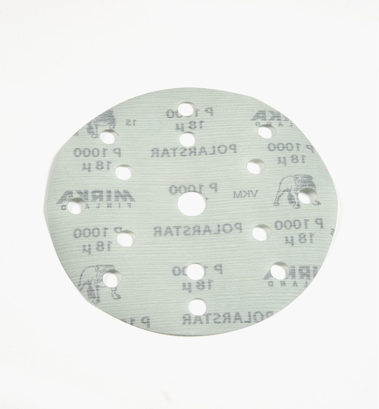 08K2182 - 1000x 6" Polarstar 15-Hole Film-Backed Grip Disc, ea.