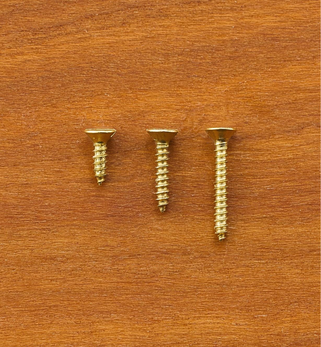 #1 Flat-Head Brass Screws Collection