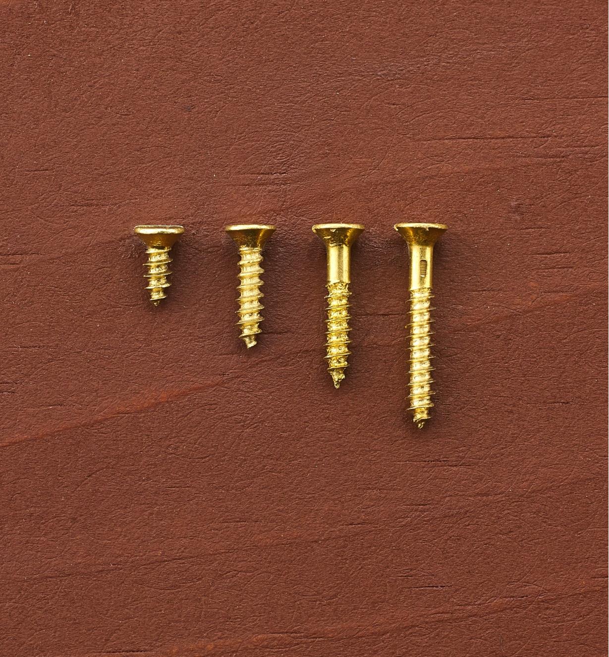 #2 Flat-Head Brass Screws