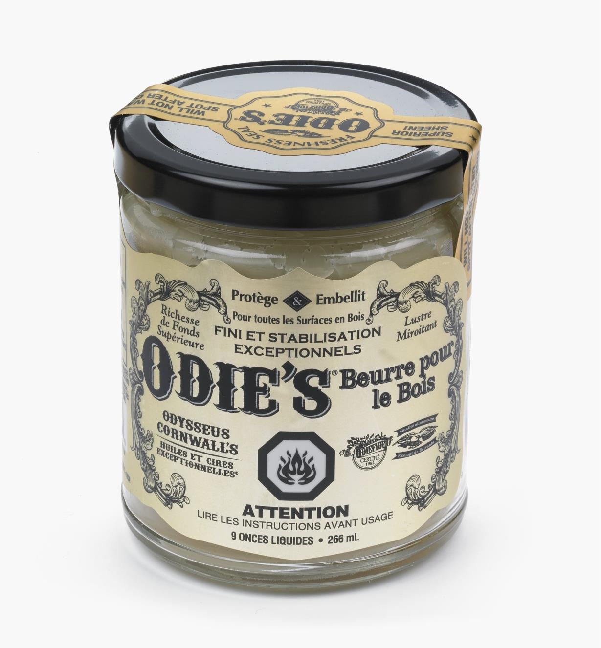 27K2604 - Beurre pour le bois Odie's, 9 oz (266 ml)