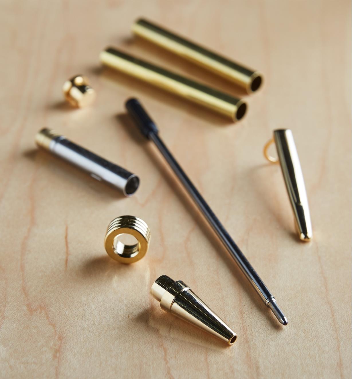 88K7800 - Streamline Flat-Top Pen, Gold