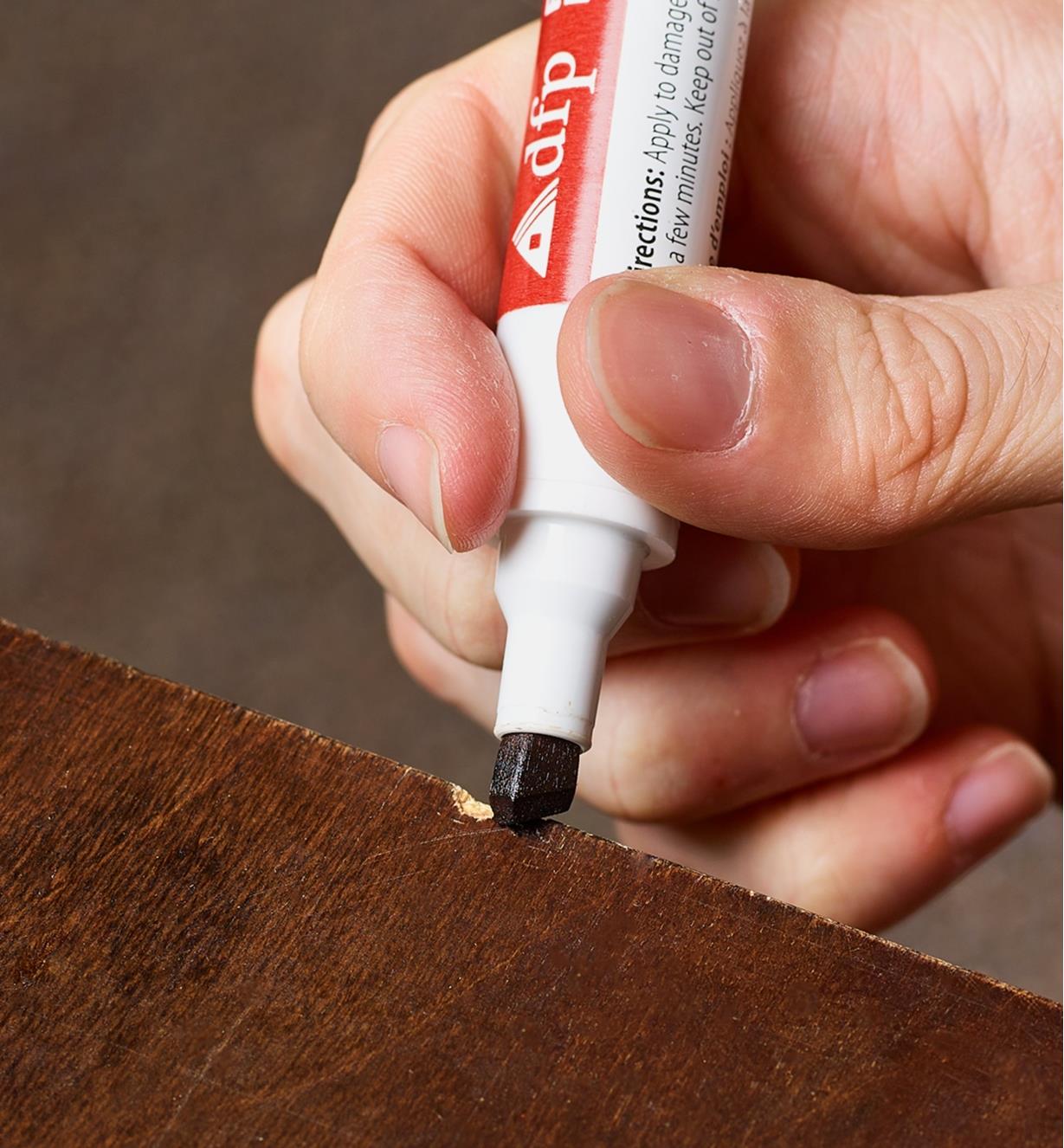 Furniture Touch-Up Markers, Brown Red Mahogany Touch-Up Marker, 6.27ml (0.21 fl oz)