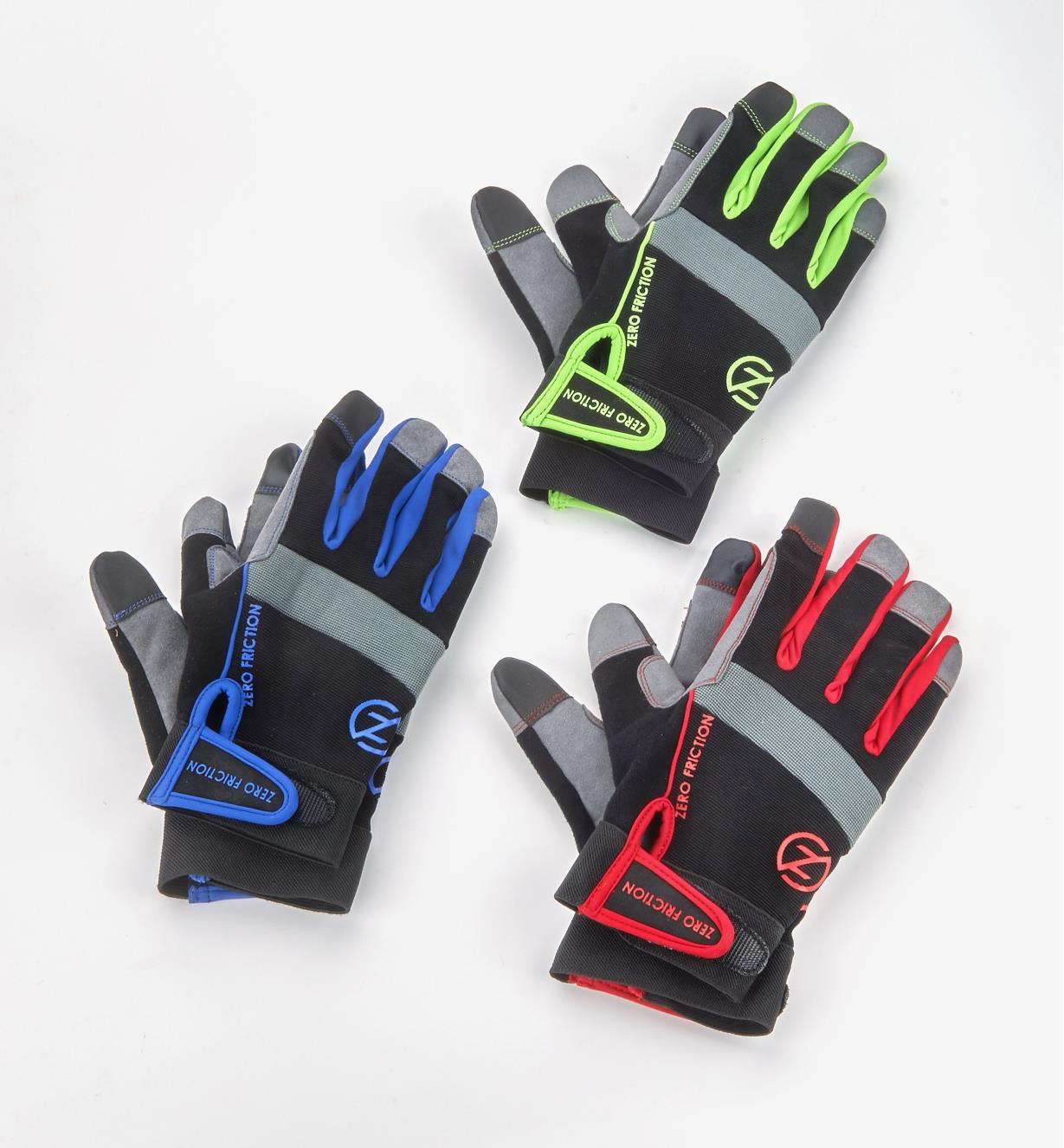 3 Pairs of Universal-Fit Ultra-Suede Gloves - Lee Valley Tools