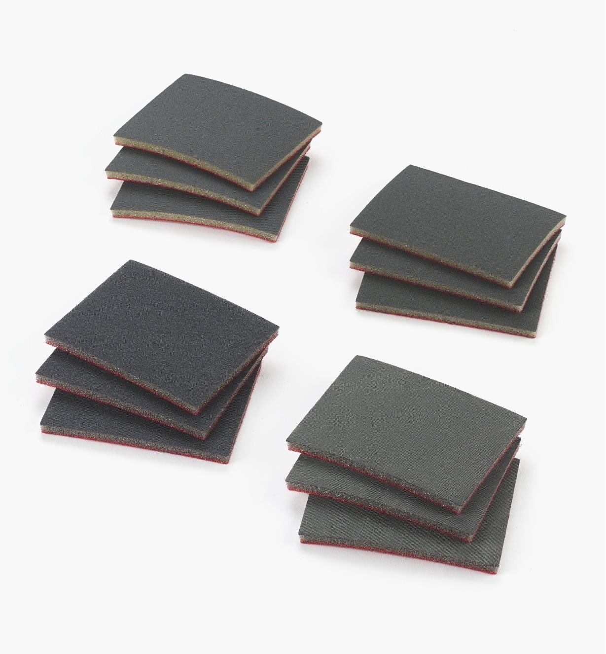 08K3710 - 12-Pc. Sample Pack of Mirka Abralon 3" × 4" Foam Grip Sheets
