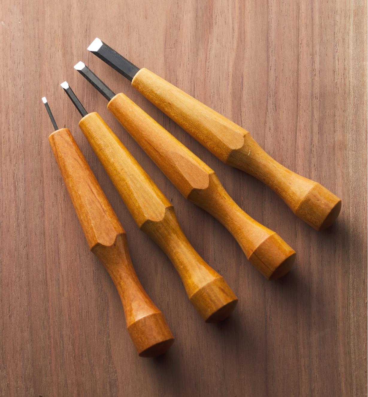 Japanese Straight Detail Carving Chisels