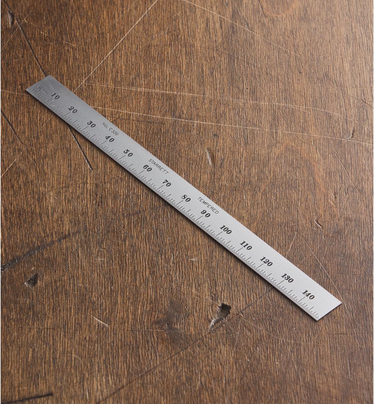 30N3171 - Règle flexible métrique de 150 mm x 12,7 mm Starrett