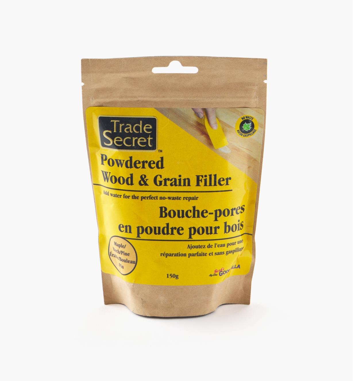 80K8650 - Powdered Grain & Wood Filler, Maple/Birch/Pine