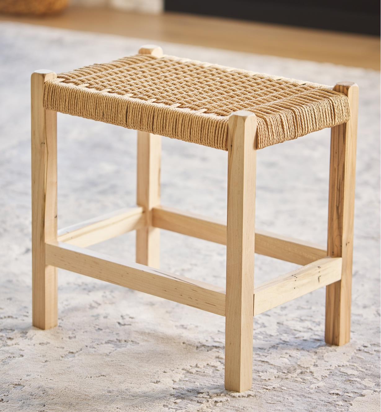 Sample of a completed Danish cord stool