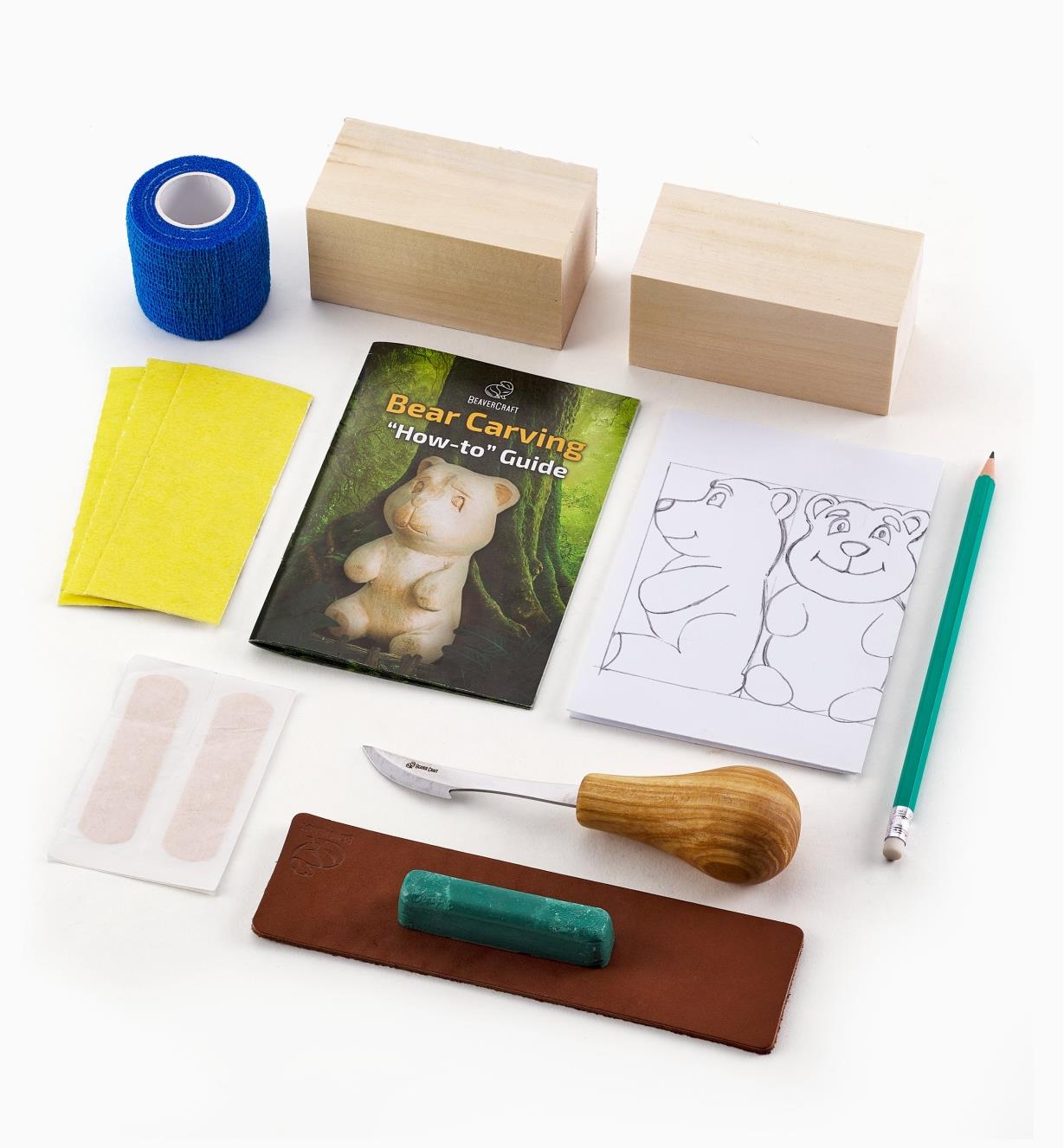 10S1082 - Bear Carving Kit