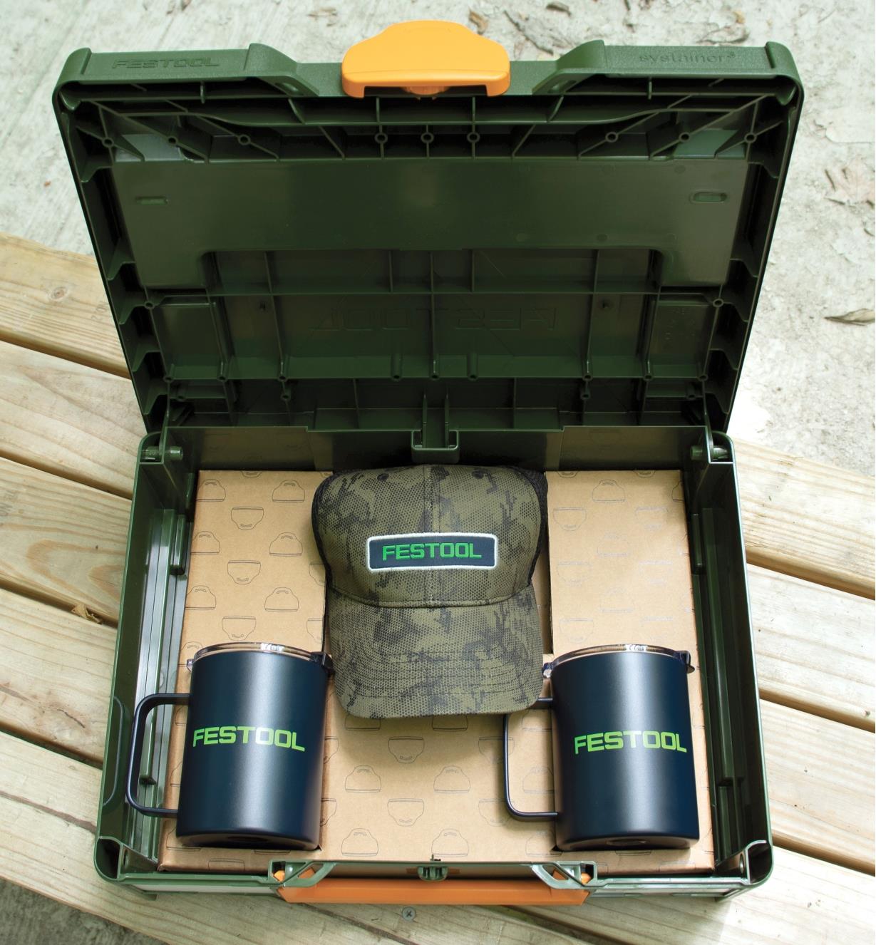 Outdoor Systainer Case with Hat & Mugs