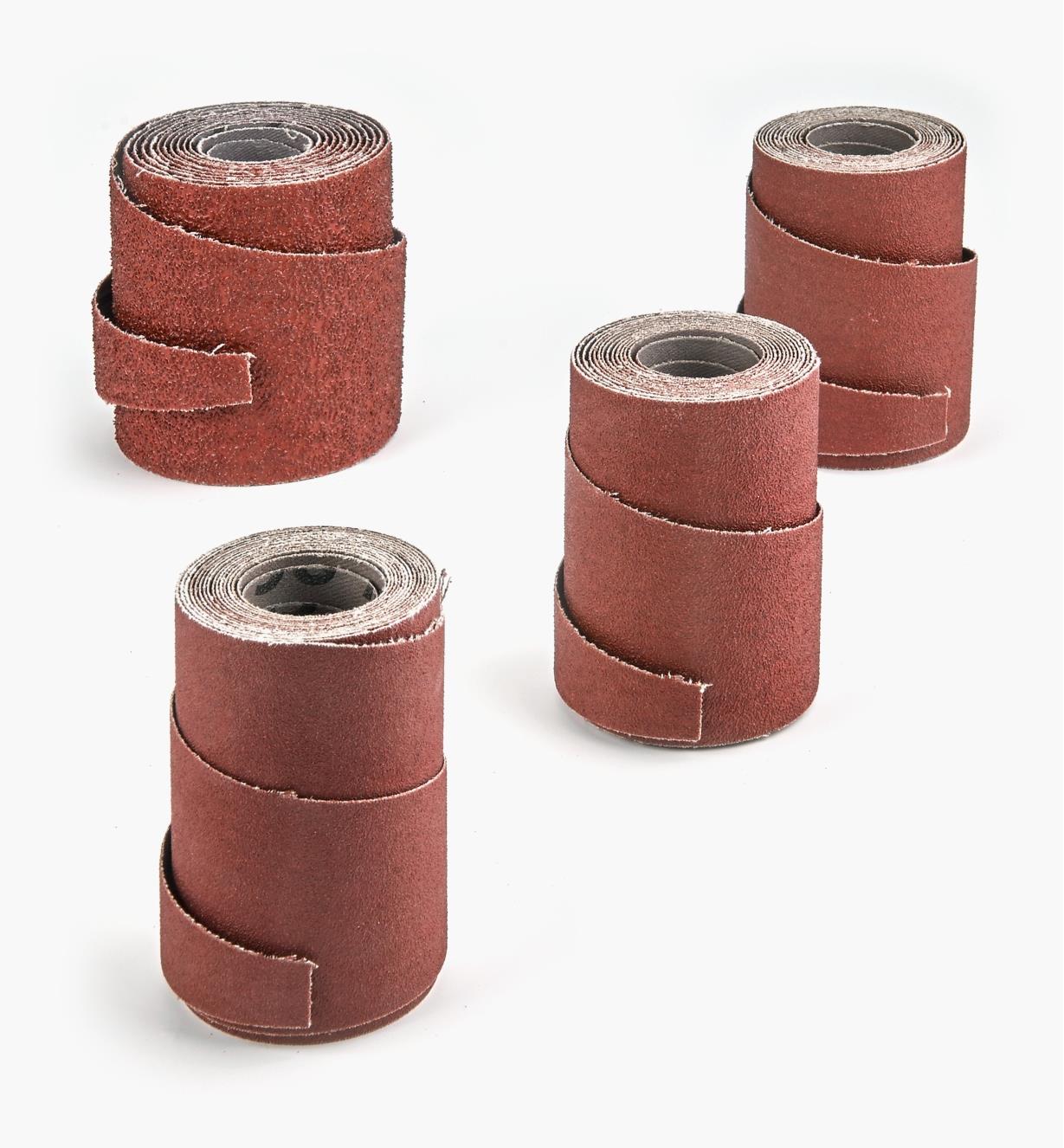 03Z1650 - Assortiment de bandes abrasives pour tambour 16 po, pqt de 4