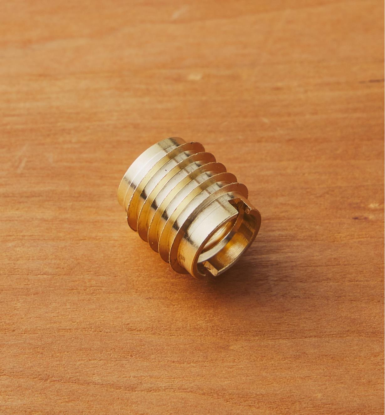 00M9060 - M10-1.5 Brass Knife-Edge Insert Nut